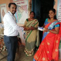 donation to Z. P. School